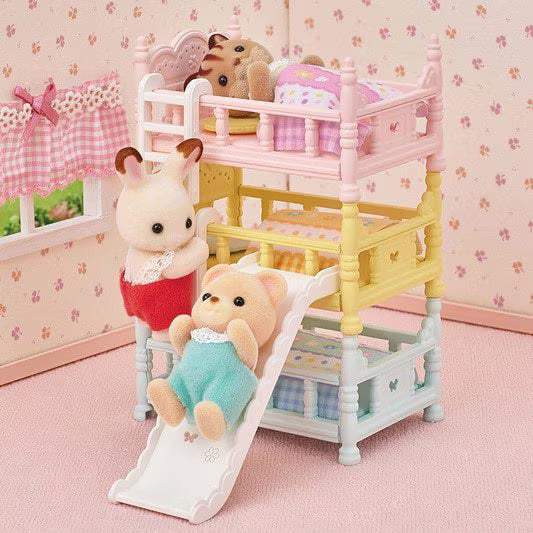 Ensemble de 3 lits superposés pour triplets - Calico Critters