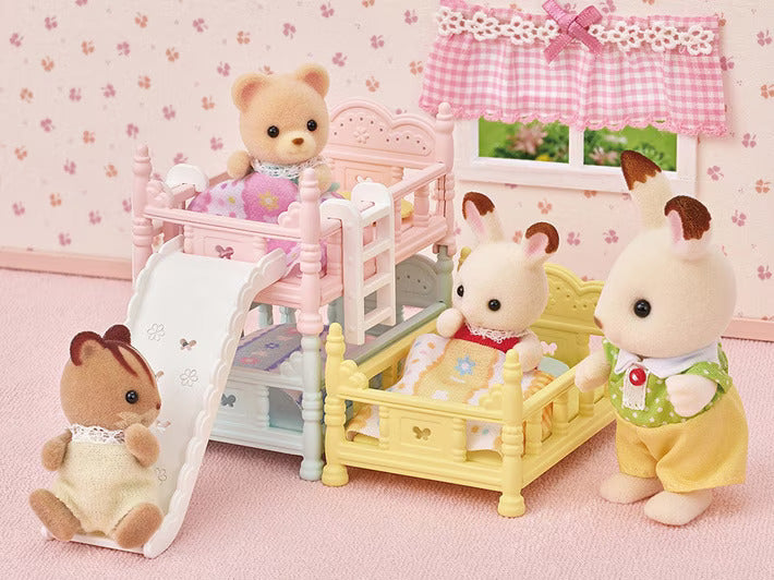 Ensemble de 3 lits superposés pour triplets - Calico Critters