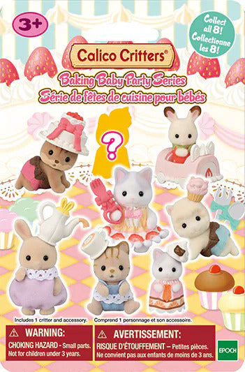 Figurine mystère - Série bébés cuisine - La fête - Calico Critters