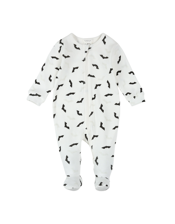 Pyjama à pattes pour bébé avec chauve-souris phosphorescentes - Petit Lem | Veille sur toi