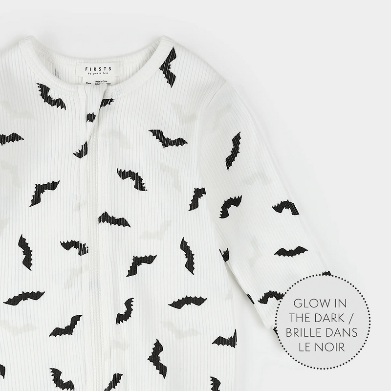 Dormeuse en coton côtelé biologique - Chauve-souris - Petit Lem