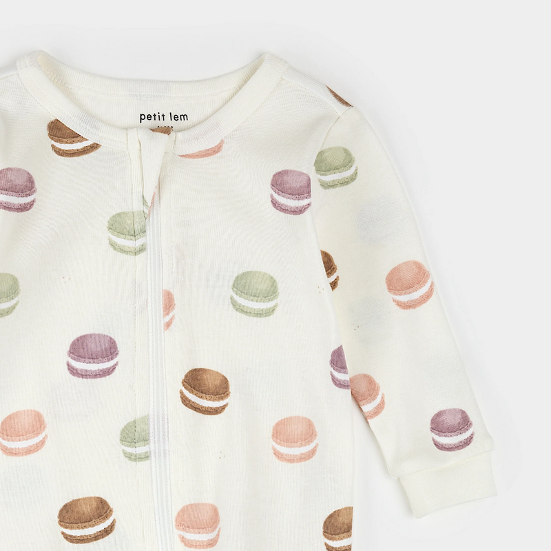 Organic Cotton Sleeper - Macaron - Petit Lem