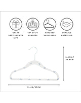 3 Sprouts 15 cintres antidérapants en velours - 3 Sprouts vendu par Veille sur toi