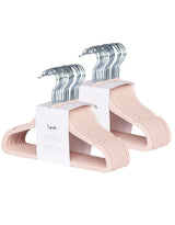 3 Sprouts CHVPNK 15 cintres antidérapants en velours - 3 Sprouts Rose vendu par Veille sur toi