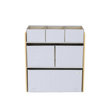3 Sprouts CMUSLG Meuble de rangement multi-bacs - Gris - 3 Sprouts vendu par Veille sur toi