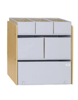 3 Sprouts CMUSLG Meuble de rangement multi-bacs - Gris - 3 Sprouts vendu par Veille sur toi