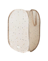 3 Sprouts CPHTAL Panier à linge pliable en tissu recyclé - Terrazzo beige - 3 Sprouts vendu par Veille sur toi