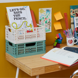 3 Sprouts Panier de rangement pliable - Crème - 3 Sprouts vendu par Veille sur toi