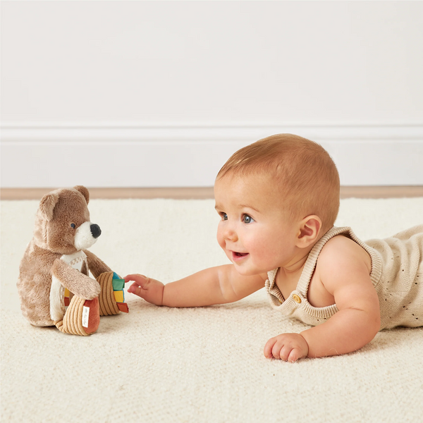 Peluche Ours avec miroir sensoriel - Itzy Ritzy