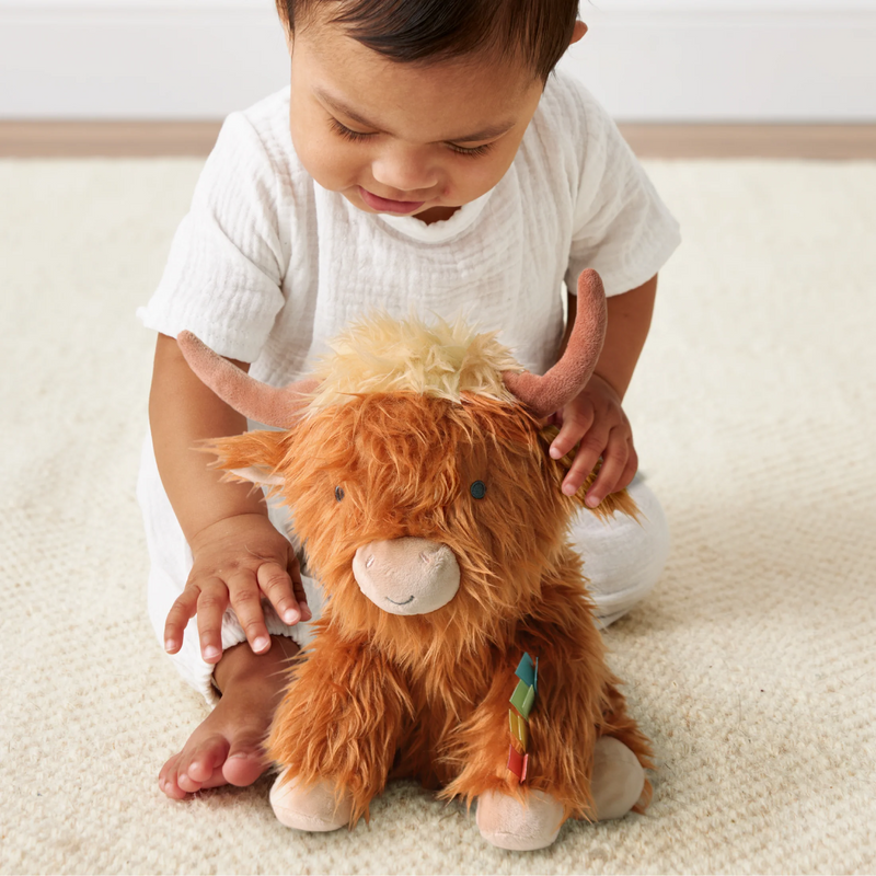 Peluche câline - Wyatt la vache Highland - Sweetie Snuggles™ - Itzy Ritzy