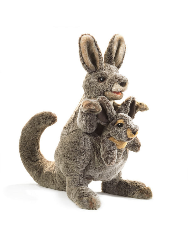 Marionnette - Kangourou et son bébé - Folkmanis