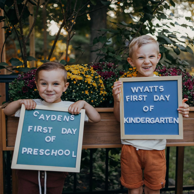 Magnetic Chalk Board - Green - The Type Set Co.