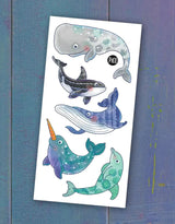 Temporary Tattoos - Friendly Whales - Pico