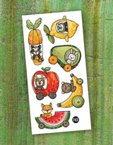 Temporary Tattoos - Fruity Vehicles - Pico