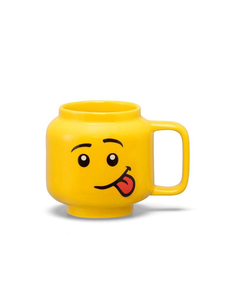 Petite tasse en céramique - Tête de Lego grimace - LEGO