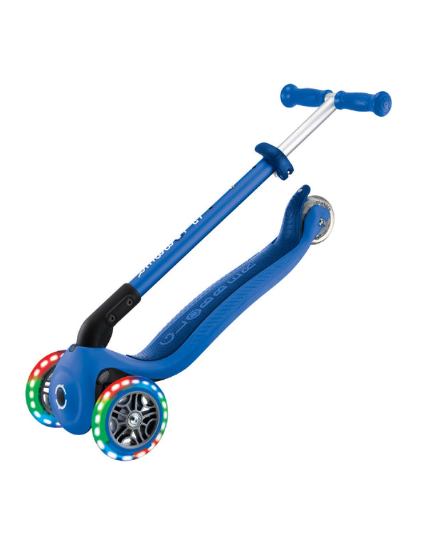 Trottinette pliable à 3 roues lumineuses - Primo 3 à 7 ans - Bleu - Globber