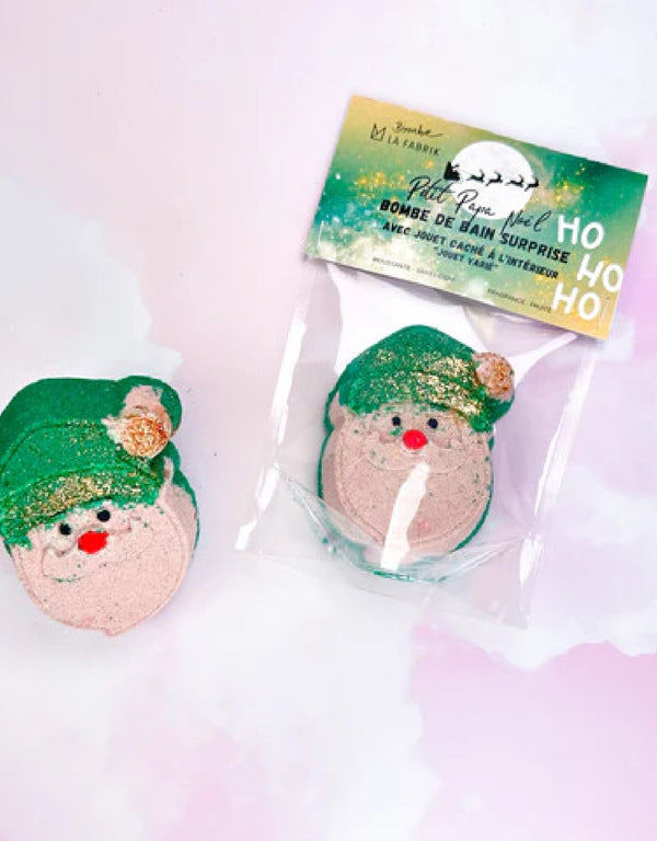 Bombe de bain surprise - Petit Papa Noël - La Fabrik