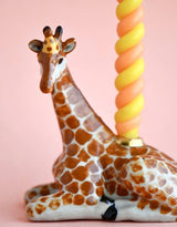 Porte-bougie en porcelaine - Cake Topper - Girafe - Camp Hollow