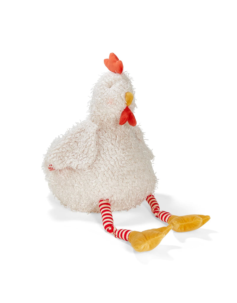 Peluche douce de poule Clucky - grande - Bunnies by the bay | Veille sur toi
