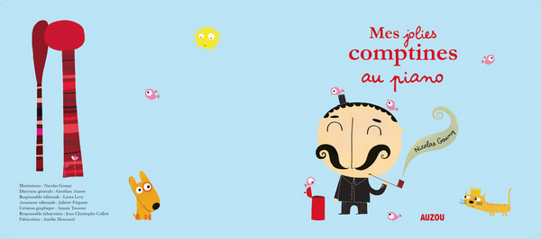 Livre Musical - Mes jolies comptines au piano - Auzou