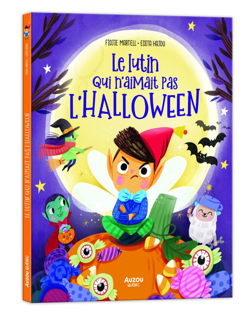 livre pour enfant - Lutin qui n'aimait pas l'Halloween - Auzou | Veille sur toi
