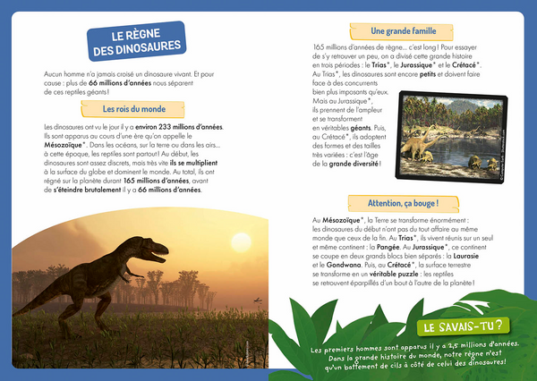 Coffret aimanté - À la découverte des dinosaures - Auzou