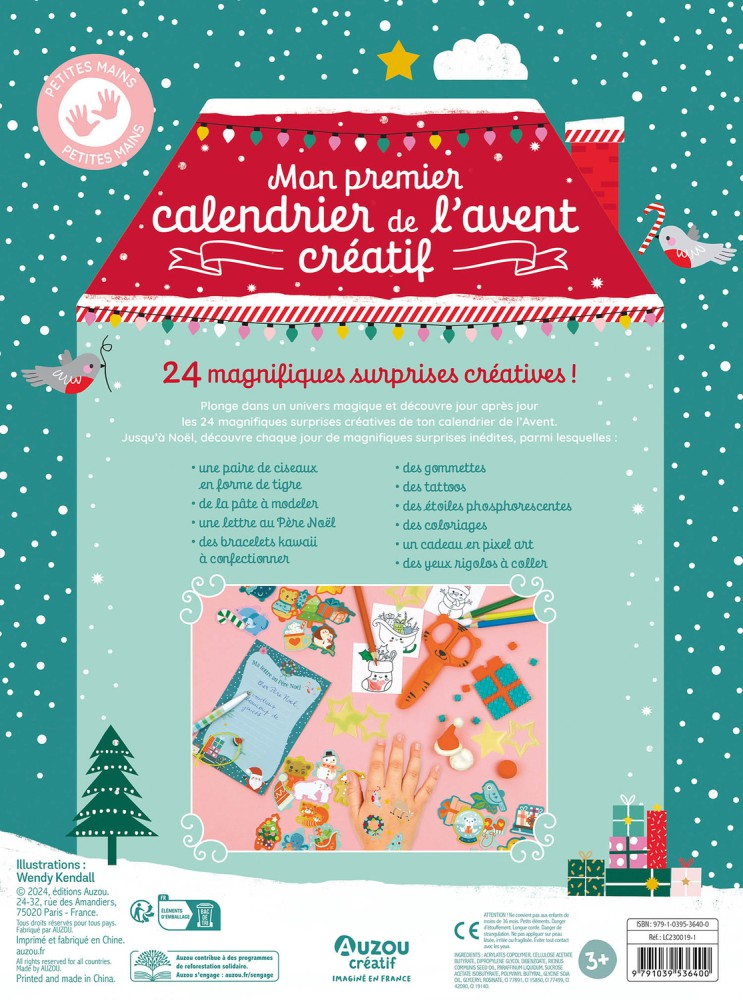 My first creative Advent calendar - Auzou