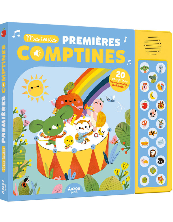 Livre sonore Mes toutes premières comptines - Auzou | Veille sur toi