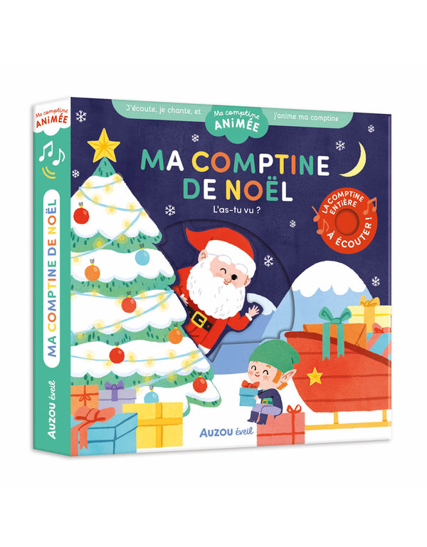 Livre de comptine animé à la thématique de Noël - Auzou | Veille sur toi