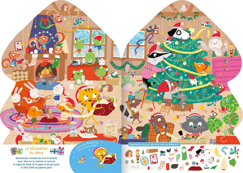 Livre Cherche et Trouve - Noël - Auzou