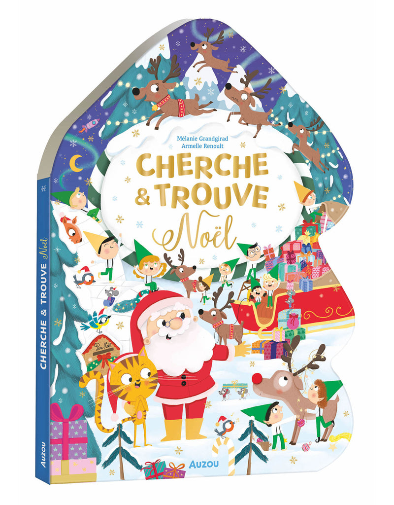 Livre de cherche et trouve de Noël pour enfants - Auzou | Veille sur toi