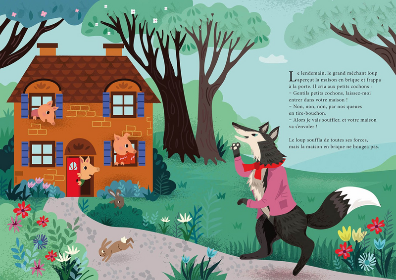 Livre avec projecteur - Les trois petits cochons - Auzou