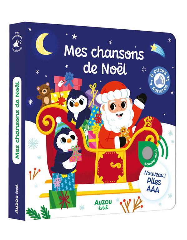 Livre sonore de Noël - Mes chansons de Noël - Auzou | Veille sur toi