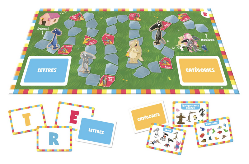 Jeu Le petit bac de Loup - Auzou