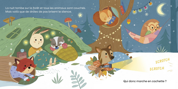 Livre - Qui va dans la nuit ? - Auzou