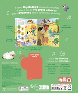 Livre cherche et trouve des tout-petits sonore - À l'aventure - Auzou