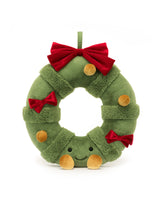 Peluche - Couronne de Noël décorée - Amuseables Decorated Christmas Wreath -Jellycat