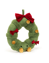 Peluche - Couronne de Noël décorée - Amuseables Decorated Christmas Wreath -Jellycat