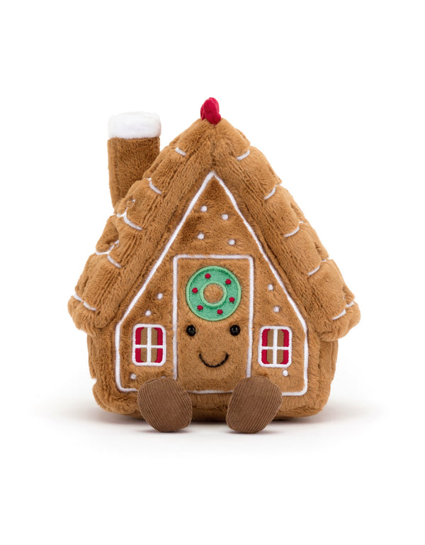 Peluche - Maison en pain d'épices - Amuseables Gingerbread House - Jellycat