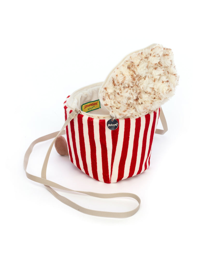 Sac à main peluche - Pop corn - Amuseable bag - Jellycat