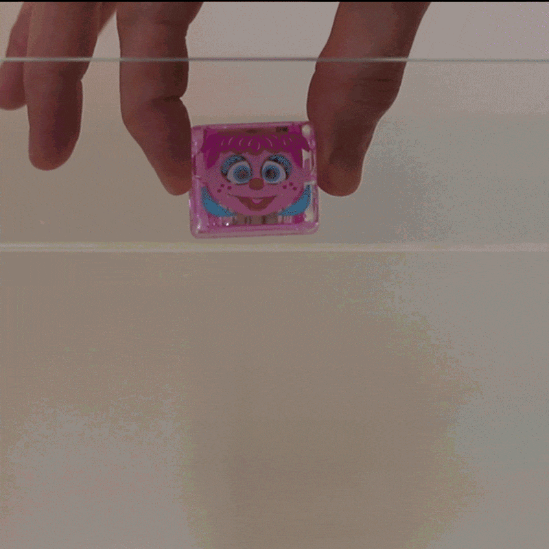 Cube lumineux rose et mauve - Abby Cadabby Sesame Street - Glo Pals