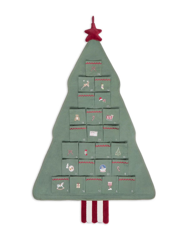Calendrier de l'Avent en tissu réutilisable - Sapin de Noel - Avery Row | Veille sur toi