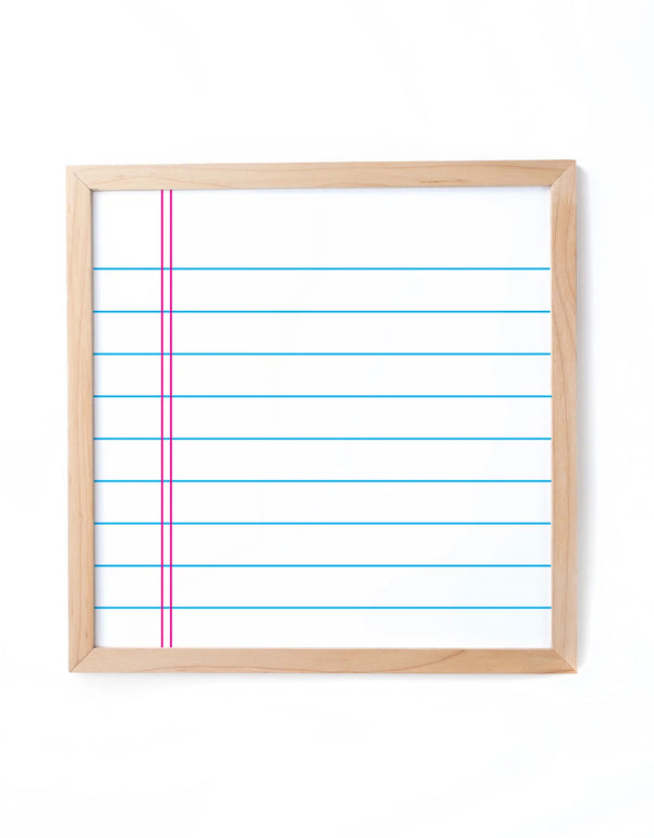 Tableau magnétique avec design de page de cahier - The Type Set Co. | Veille sur toi