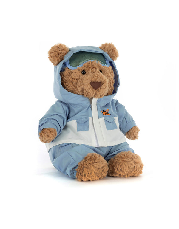 Peluche ultra douce d'ours Bartholomew en habit de neige - Jellycat | Veille sur toi