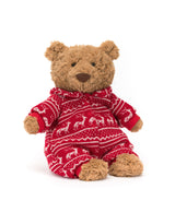 Peluche - Ours Bartholomew en pyjama d'hiver - Bartholomew Bear Winter Pyjamas - Jellycat