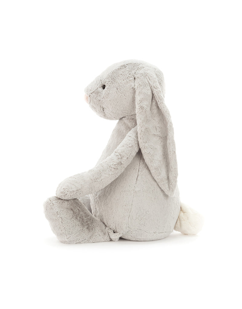 Peluche À VENIR BIENTÔT! - Lapin argent - Bashful silver bunny giant - Géant - Jellycat