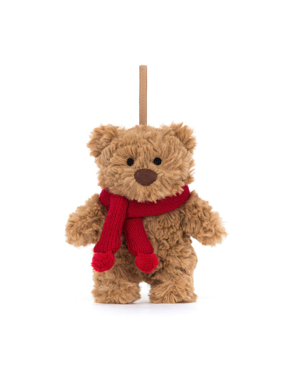 Peluche - Ornement ours Bartholomew - Bartholomew Bear Decoration - Jellycat