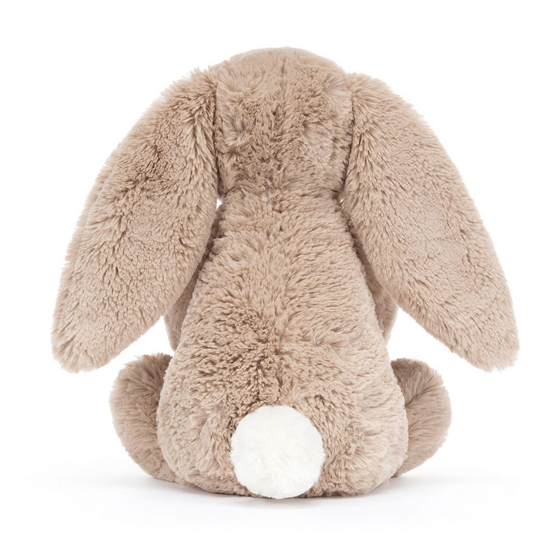 Peluche - Lapin Bashful beige avec gâteau d'anniversaire - Jellycat