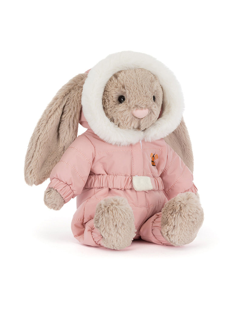 Peluche ultra douce de lapin bashful en habit de neige - Jellycat | Veille sur toi