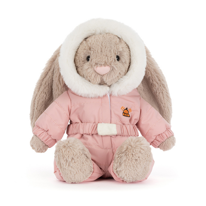 Peluche - Lapin bashful en habit de neige - Jellycat